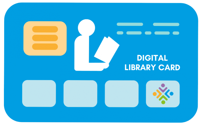 blue library card 