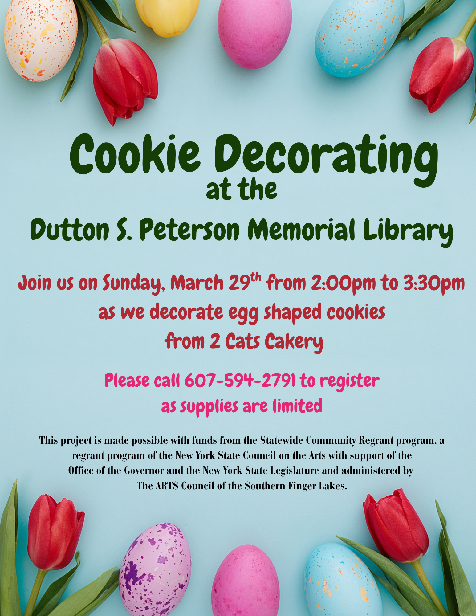 Cookie Decorating flyer